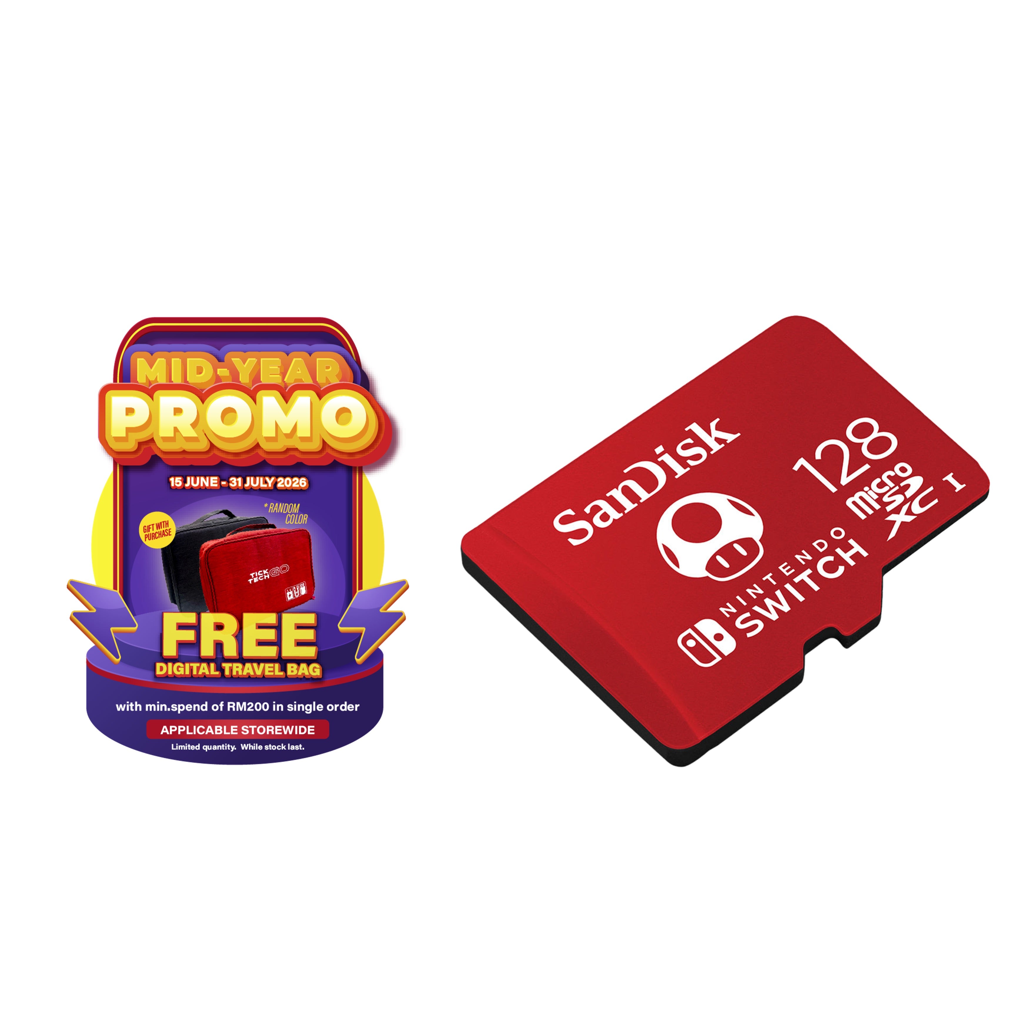 SanDisk microSDXC Card for Nintendo Switch-Data Storage-futuromic